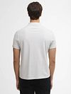 Barbour Pique Polo Shirt Haze Blue Model / Achterkant