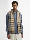 Barbour Reversible Puffer Beige Model / Voorkant