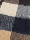 Barbour Scarfs Tattersall Navy Beige Product / Detail