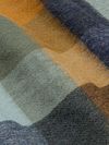 Barbour Schal Tattersall Blau Beige Lambswolle Product / Detail