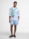 Barbour Shorts de Bain Logo Bleu Clair Model / Voorkant