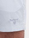 Barbour Short De Bain Somerset Bleu Clair Model / Detail