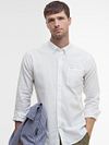 Barbour Skjorta Nelson Tailored Vit Model / Voorkant