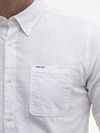 Barbour Skjorte Nelson Skreddersydd Hvit Model / Detail