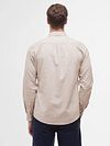Barbour Skjorte Nelson Tailored i Stenet Beige Model / Achterkant