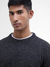 Barbour Sweter z jagnięcej wełny czarny Model / Voorkant