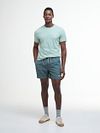 Szorty kąpielowe Barbour z logo, kolor Vintage Teal Model / Voorkant