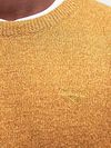 Barbour Tisbury Pullover Gelb Model / Detail