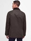 Barbour Veste Ashby Ciré Olive Model / Achterkant