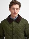 Barbour Veste Liddesdale Piqué Vert Model / Detail