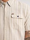 Chemise Petrol Turtlevista Beige Model / Detail