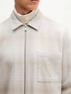 Marc O'Polo Woven Surchemise Carreaux Beige Model / Detail