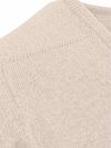 William Lockie V-Neck Lambswool Linen