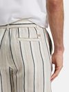 BOSS Bermuda Chino Righe Beige Model / Detail