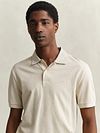 Gant 2Tone Piké Pikétröja Ecru Model / Voorkant