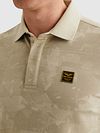 PME Legend Poloshirt Piqué Print Beige Model / Detail