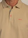 NZA Polo Hawera Beige Model / Detail