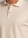 NZA Polo Hawera Melange Ecru  Model / Detail