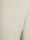 BOSS Asac Long Sleeve Polo Ecru