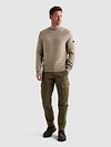 PME Legend Rib Structure Pullover Beige