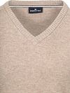 Steppin' Out Pullover V-Ausschnitt Lammwolle Beige Product / Detail