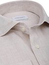 Profuomo Shirt Linen Sand Product / Detail