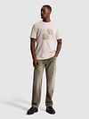 Cast Iron T-shirt Print White Down
