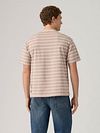 Levi's T-skjorte Stripes Vintage Kaki Model / Achterkant