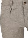 Suitable Chino Pico Pleat Flanel Print Beige Product / Detail