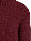 Tommy Hilfiger Pullover Halfzip Lambswool Burgundy Heather Product / Detail