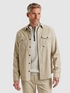 Vanguard Overshirt Brushed Greige Model / Voorkant