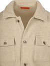 Beżowa overshirt Suitable z mieszanki wełny Product / Detail