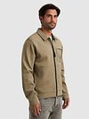 Cast Iron Koszula Overshirt Dresowa Khaki Model / Zijkant