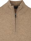 Steppin' Out Sweter Half Zip Beige Product / Detail