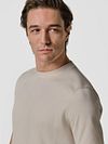 Dzianinowy T-shirt Profuomo w kolorze ecru Model / Detail