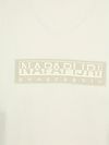 T-shirt Napapijri z logo w kolorze złamanej bieli Product / Detail
