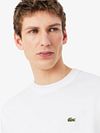 Biały T-Shirt Lacoste Model / Voorkant