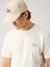 T-shirt Knowledge Cotton Apparel z nadrukiem na piersi w kolorze białym Model / Detail