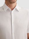 Camicia Vanguard a maniche corte in jersey bianco Model / Detail