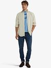 Camicia McGregor in velluto a coste ecru Model / Voorkant
