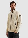 PME Legend Interlock Cardigan Ecru Model / Zijkant
