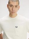 Fred Perry T-Shirt Ecru Model / Voorkant