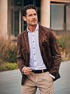 Suitable Blazer Pasetta Cognac Model / Sfeerbeeld