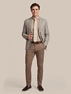 Suitable Fine Structure Blazer Beige Model / Voorkant