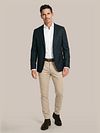 Suitable klassisk blazer i uldblanding, marineblå Model / Voorkant