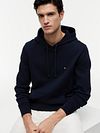 Tommy Hilfiger Hoodie Essential Marineblå Model / Voorkant