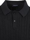 Suitable Respekt Polo Knit Cable Navy Product / Detail
