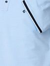 CASAMODA Polo Piqué Contrast Ljusblå Product / Detail
