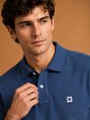 King Essentials The Rene Poloshirt Indigo Model / Voorkant