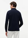Tommy Hilfiger Pikétröja Långärmad Marinblå Model / Achterkant